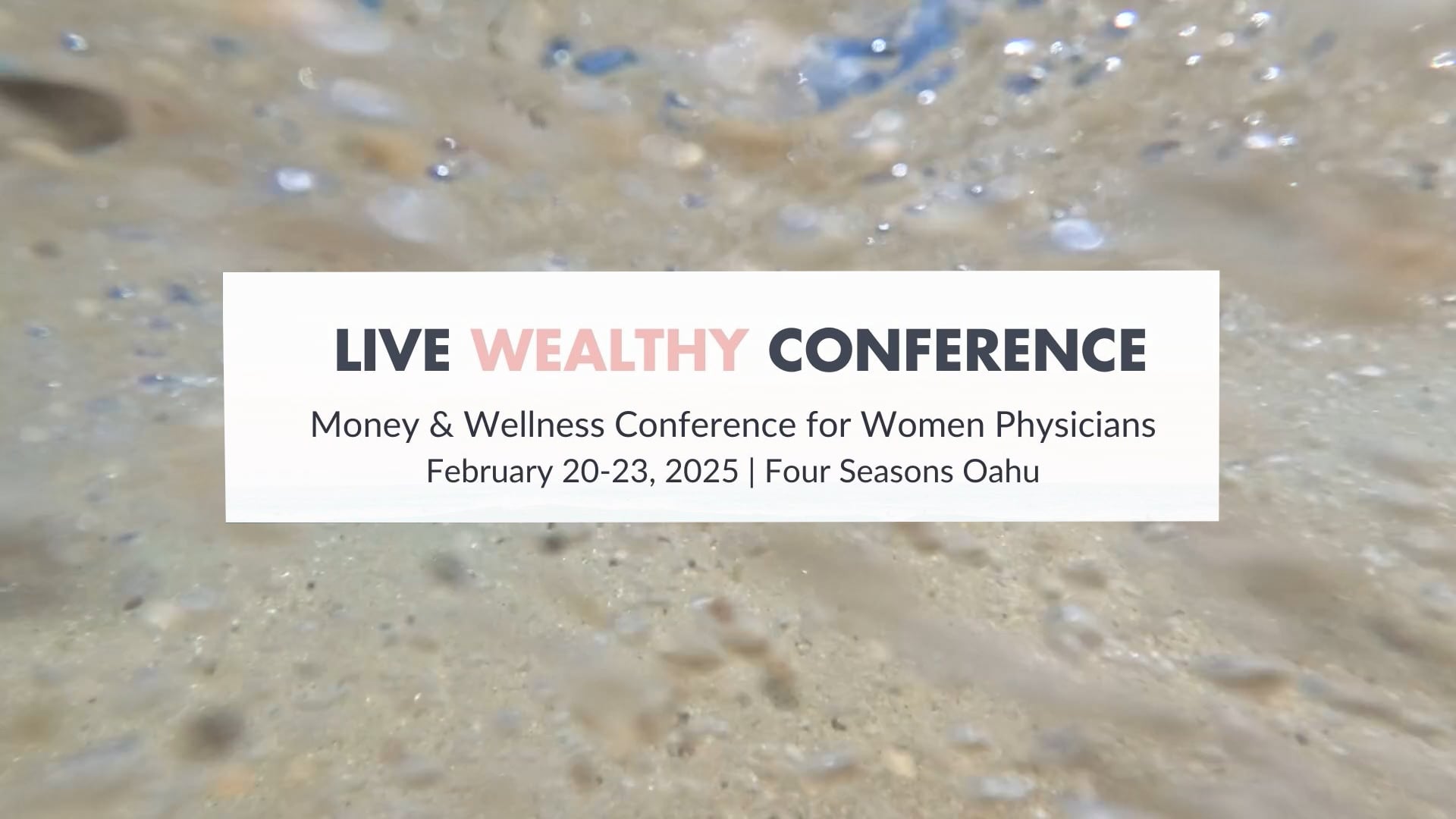 Live Wealthy Conference 